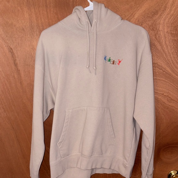 Obey Cream Hoodie with Vibrant Logo - Picture 1 of 2